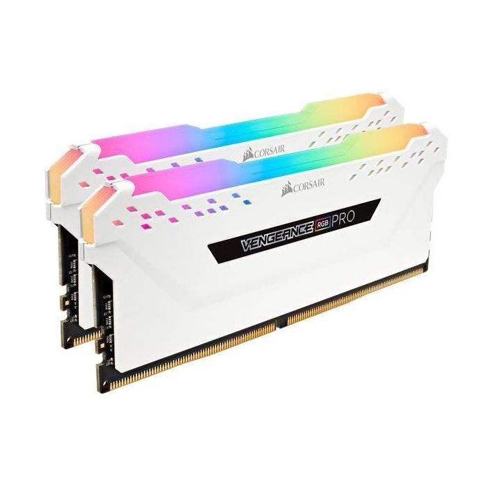 Corsair Vengeance CMW16GX4M2C3200C16W 16GB DDR4 3200MHz Memoria RAM Blanco 2 Corsair Vengeance CMW16GX4M2C3200C16W 16GB DDR4 3200MHz Memoria RAM Blanco 2
