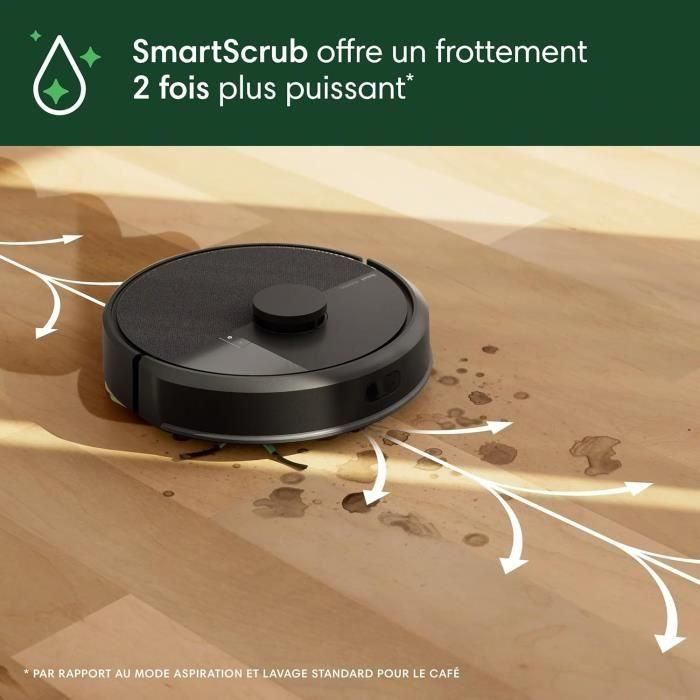 iRobot IR5061042263186 Robot Aspirador y Friegasuelos Roomba 105 Combo Autoempty, 7000 Pa Succión, 2h Batería, 400 ml, Negro 5