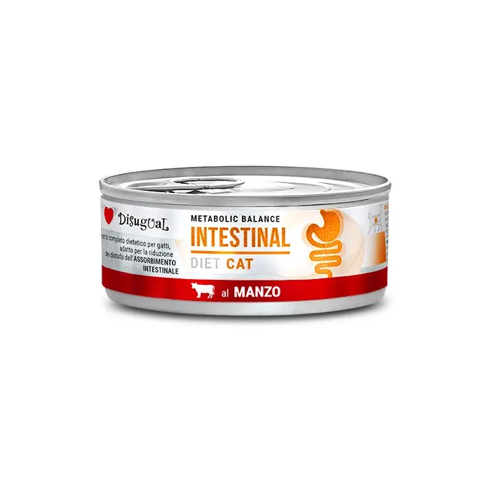 Disugual Diet Cat Intestinal Ternera12x85 gr