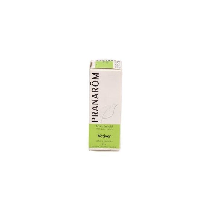 PRANAROM ACEITES Vetiver Aceite Esencial 5ml, 100% puro y natural, obtenido por destilación de la raíz