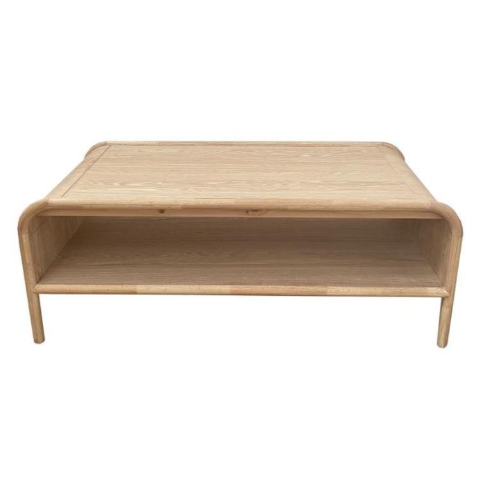 DKD Home Decor Mesa de Centro Tropical Ceiba de Abeto 120 x 59 x 45 cm