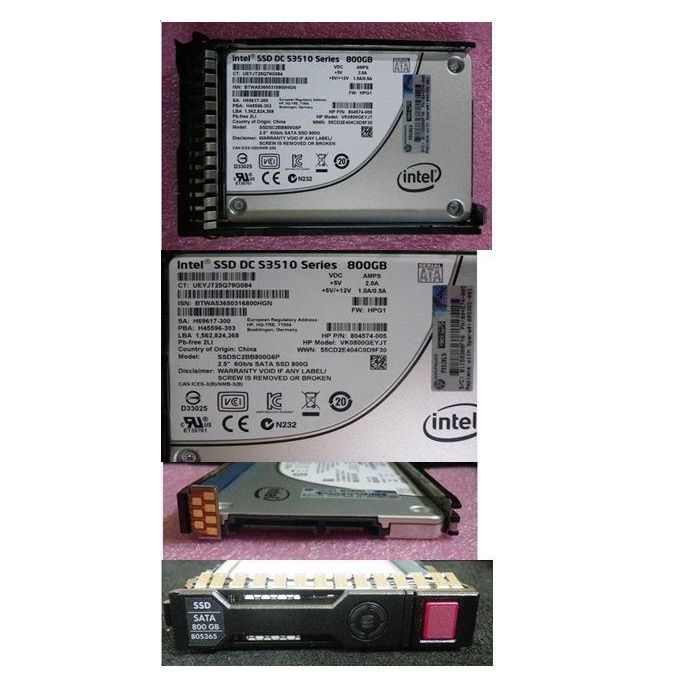 Hewlett Packard Enterprise DR SSD 800GB 6G 2.5 SATA VE - Disco de estado sólido empresarial para servidor