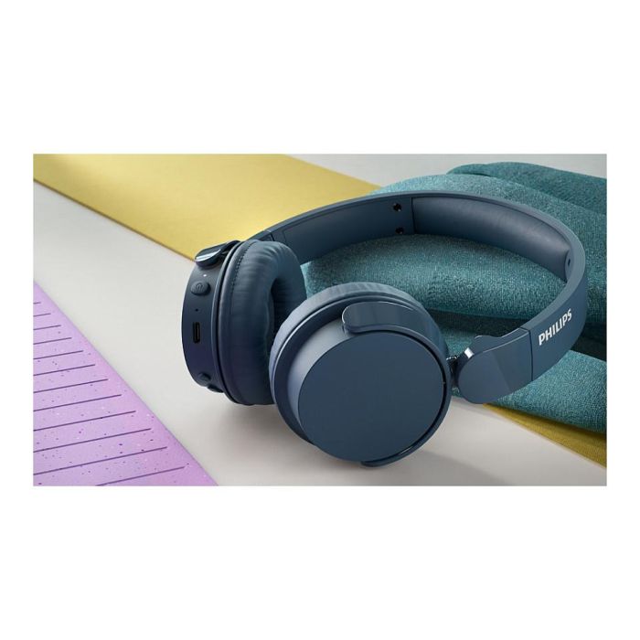 Philips TAH4209BL/00 Auriculares Inalámbricos Bluetooth Azules con Micrófono y 55h de Batería 2