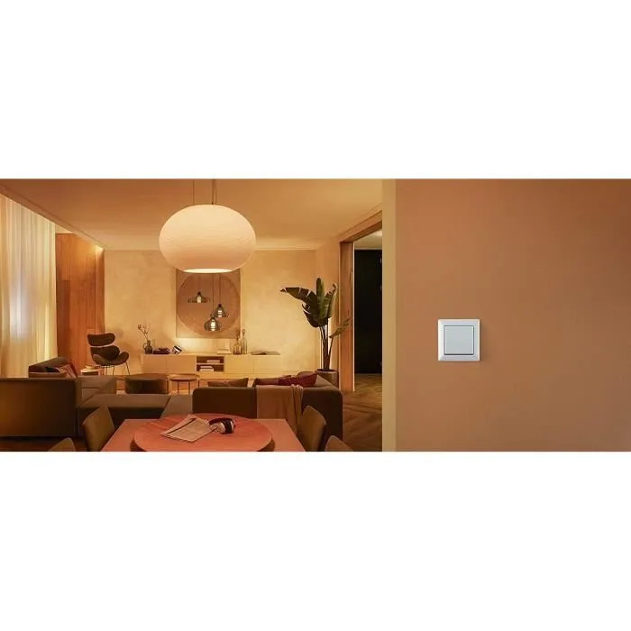 Philips Hue Módulo de interruptor de pared White, trabaja con Alexa, Google Assistant y Apple HomeKit, PHI8719514318045 4
