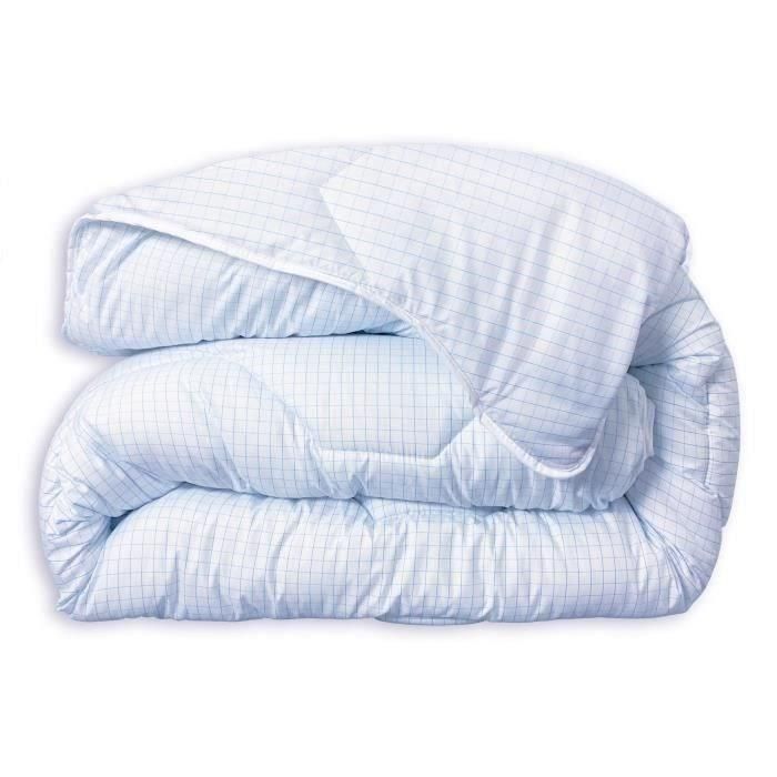 DODO edredón nórdico templado 140x200 cm - 1 persona - Protección antiinsectos y antiácaros - 300 g/m² - Blanco - Hecho en Francia 3 DODO edredón nórdico templado 140x200 cm - 1 persona - Protección antiinsectos y antiácaros - 300 g/m² - Blanco - Hecho en Francia 3