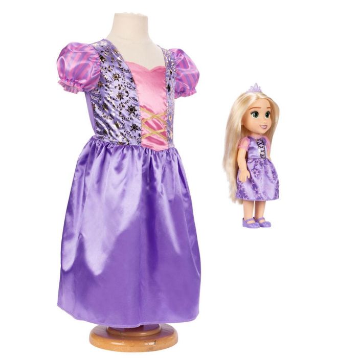 Muñeca Rapunzel + Disfraz Disney 38cm 2