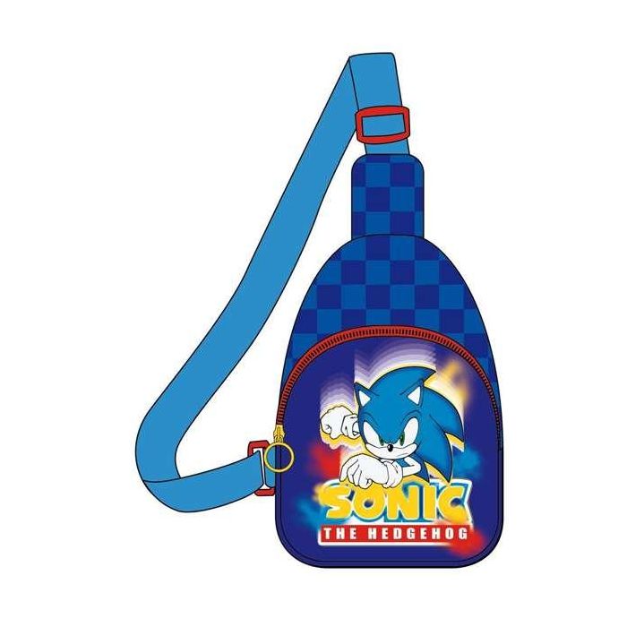 Mochila infantil bandolera sonic 13.0 x 23.0 x 7.0 cm