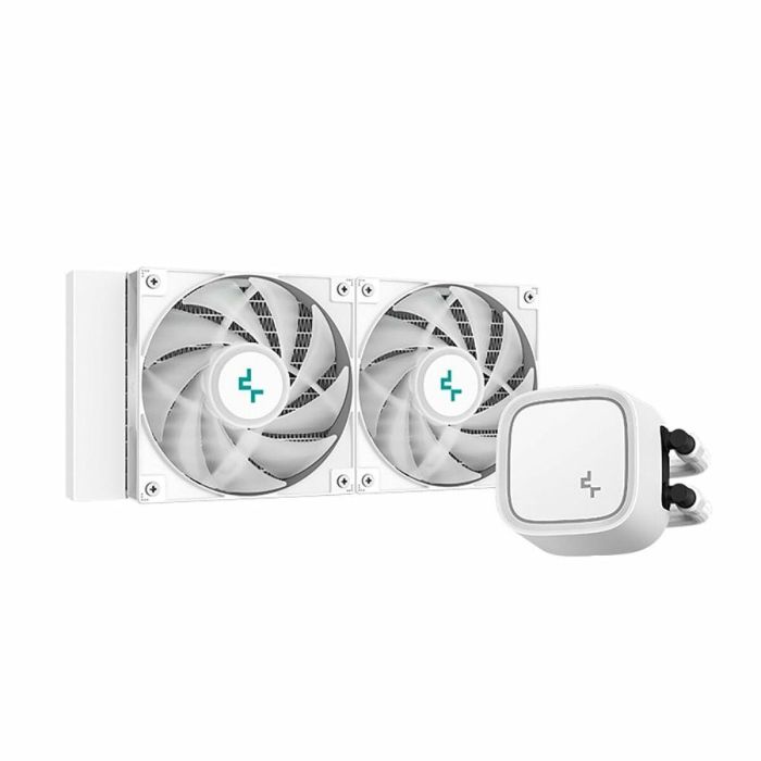 Deepcool LE520 Kit Refrigeración Líquida CPU Blanco ARGB 2 Ventiladores 120mm 220W TDP Intel LGA1700 AMD AM5 10 Deepcool LE520 Kit Refrigeración Líquida CPU Blanco ARGB 2 Ventiladores 120mm 220W TDP Intel LGA1700 AMD AM5 10