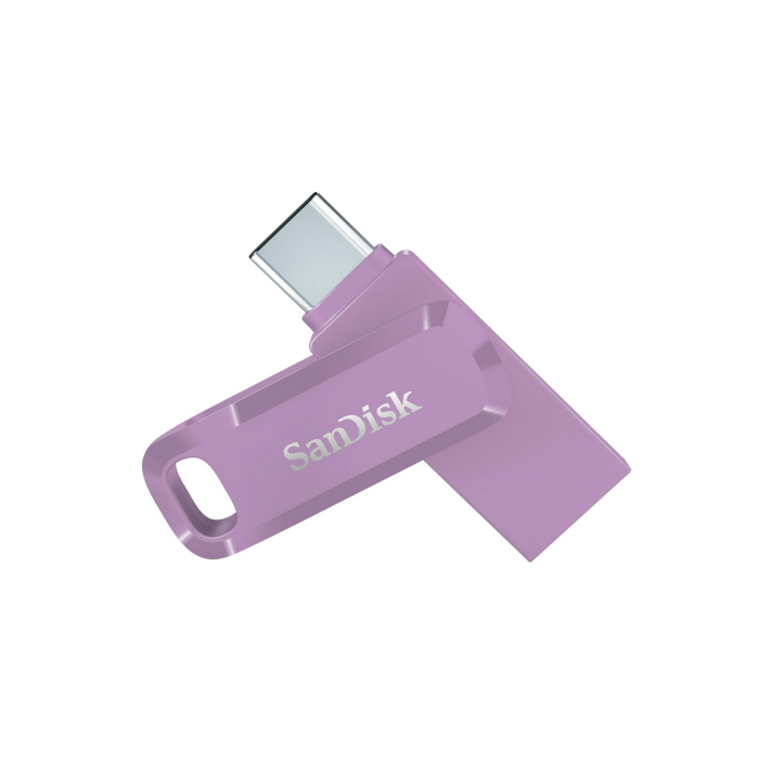 SanDisk SDDDC3-128G-G46L Ultra Dual Drive Go Unidad Flash USB 128GB, USB 3.2 Gen 1 (Tipo A/C), 400MB/s Lectura, Lavanda, Giratoria