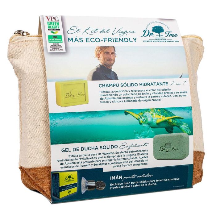Dr. Tree Champú y Gel Sólidos Piel Sensible Estuche 4 piezas Dr. Tree Champú y Gel Sólidos Piel Sensible Estuche 4 piezas