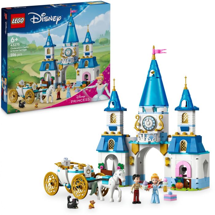 Lego 43275 Disney Princess El Castillo de Cenicienta y el Carruaje - Set Juego de Roles Infantil 6 Años 2 Lego 43275 Disney Princess El Castillo de Cenicienta y el Carruaje - Set Juego de Roles Infantil 6 Años 2