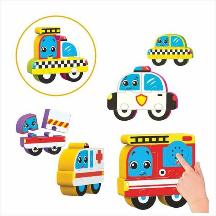 Sound puzzles – cars blocks-figures 3