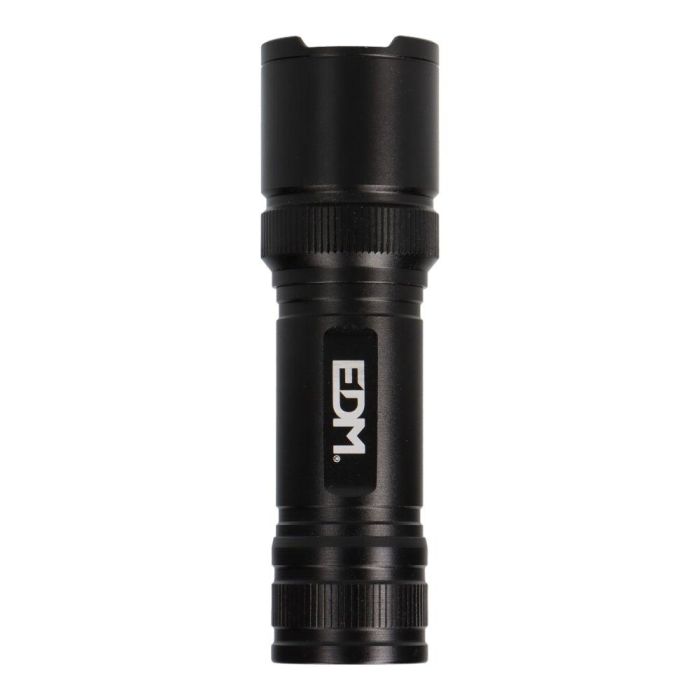 Linterna led táctica black grip 150 lm con zoom 3 x aaa (incluidas) aluminio 0 Linterna led táctica black grip 150 lm con zoom 3 x aaa (incluidas) aluminio 0
