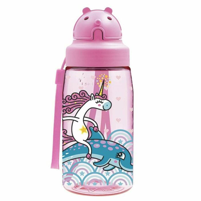 Botella de Agua Laken OBY Jumping Rosa (0,45 L) 7