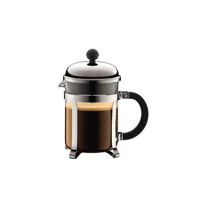 Bodum Chambord Cafetera de Pistón, 4 Tazas, 0.5 L, Acero Inoxidable - BOD0727015141718 0 Bodum Chambord Cafetera de Pistón, 4 Tazas, 0.5 L, Acero Inoxidable - BOD0727015141718 0