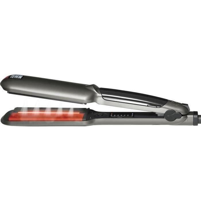 Jean Louis David 39968 Alisador de Pelo Infrarrojos y Vapor STEAM PROTECT, Placas Cerámica Turmalina, Temperatura Ajustable 150-230°C, 50W, Tanque 30ml 5 Jean Louis David 39968 Alisador de Pelo Infrarrojos y Vapor STEAM PROTECT, Placas Cerámica Turmalina, Temperatura Ajustable 150-230°C, 50W, Tanque 30ml 5