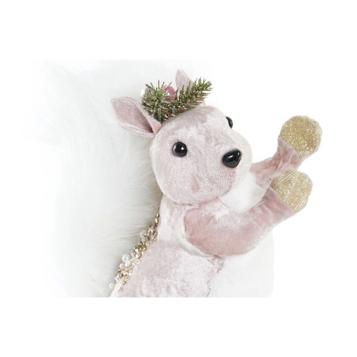 Figura Navidad Alpina DKD Home Decor Rosa 16 x 21 x 13 cm (3 Unidades) 2 Figura Navidad Alpina DKD Home Decor Rosa 16 x 21 x 13 cm (3 Unidades) 2