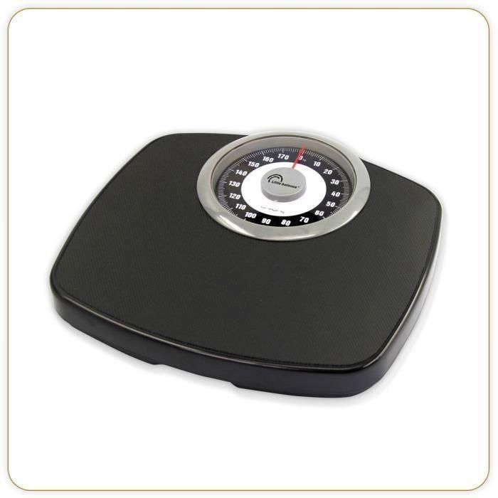 Little mecánico Pester-Person Balance 8400 Comfort 180, 180 kg / 1 kg, pantalla grande, compacta, negra y cromada 4 Little mecánico Pester-Person Balance 8400 Comfort 180, 180 kg / 1 kg, pantalla grande, compacta, negra y cromada 4