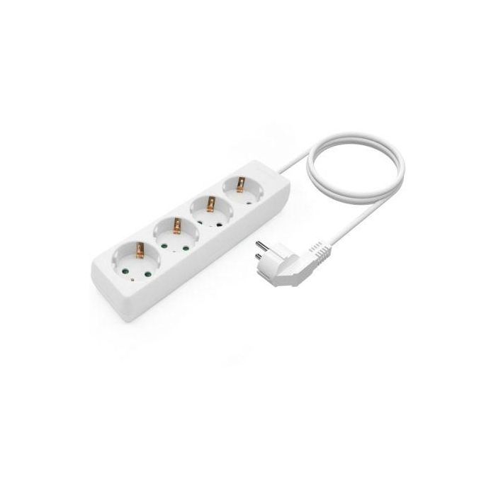 Aisens Regleta De Enchufes Con 4 Tomas Sin Interruptor Cable 1,4M Blanco 1 Aisens Regleta De Enchufes Con 4 Tomas Sin Interruptor Cable 1,4M Blanco 1
