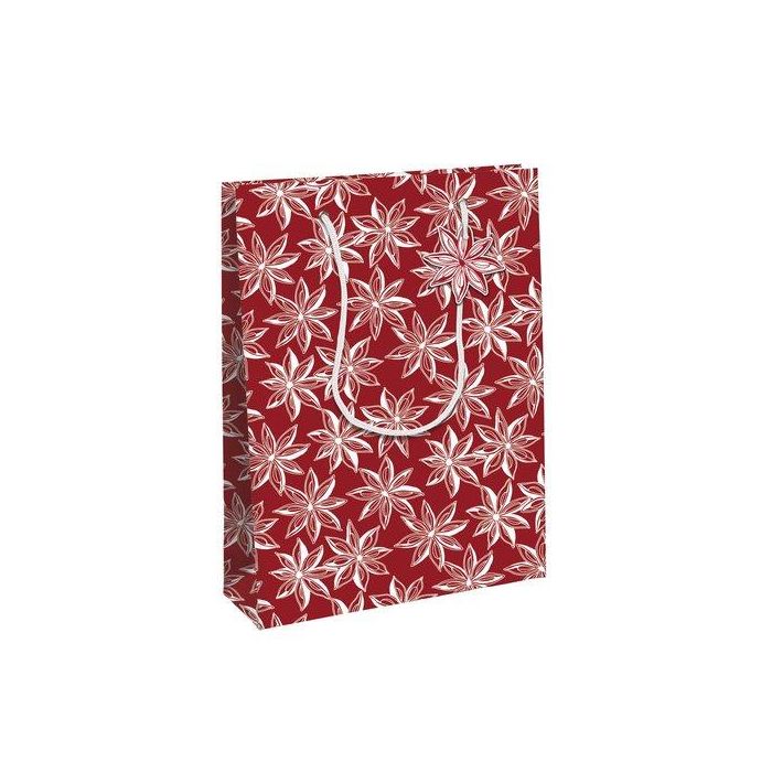 Bolsa De Papel Clairefontaine Kraft Decorado 33X26X14 Cm Citricos Navidad Pack De 6