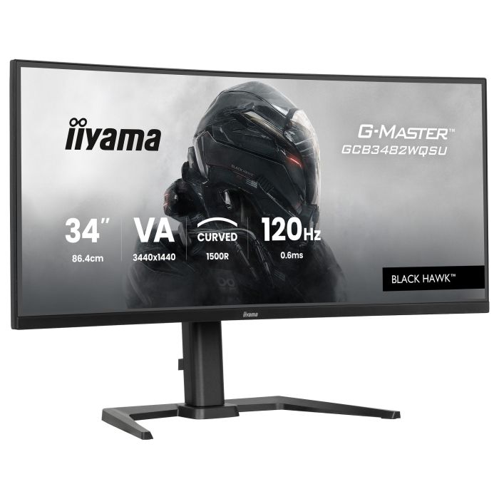 iiyama G-Master GCB3482WQSU-B1 Monitor Curvo 34" (86.4cm) UltraWide QHD 120Hz 0.6ms Negro 0 iiyama G-Master GCB3482WQSU-B1 Monitor Curvo 34" (86.4cm) UltraWide QHD 120Hz 0.6ms Negro 0