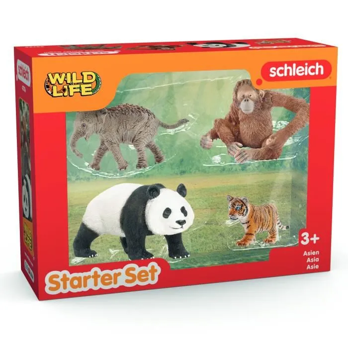 Schleich 42736 Mis primeros animales asiáticos, figuras de animales, para 5 años 3