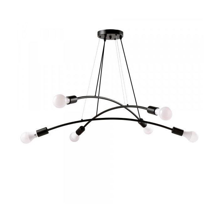 SKD-0222-17 Lámpara Colgante de Metal San Juan del Rio, Diseño Elegante, Compatible Bombilla LED E27, Cable Regulable en Altura 0 SKD-0222-17 Lámpara Colgante de Metal San Juan del Rio, Diseño Elegante, Compatible Bombilla LED E27, Cable Regulable en Altura 0