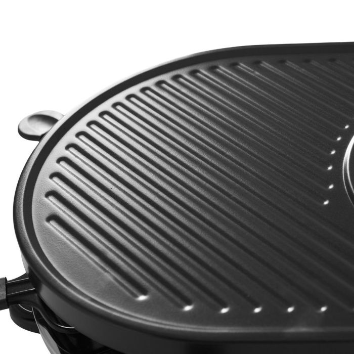 Day Raclette Para 8 Personas 1200W con Grill Antiadherente y 8 Sartenes 4 Day Raclette Para 8 Personas 1200W con Grill Antiadherente y 8 Sartenes 4