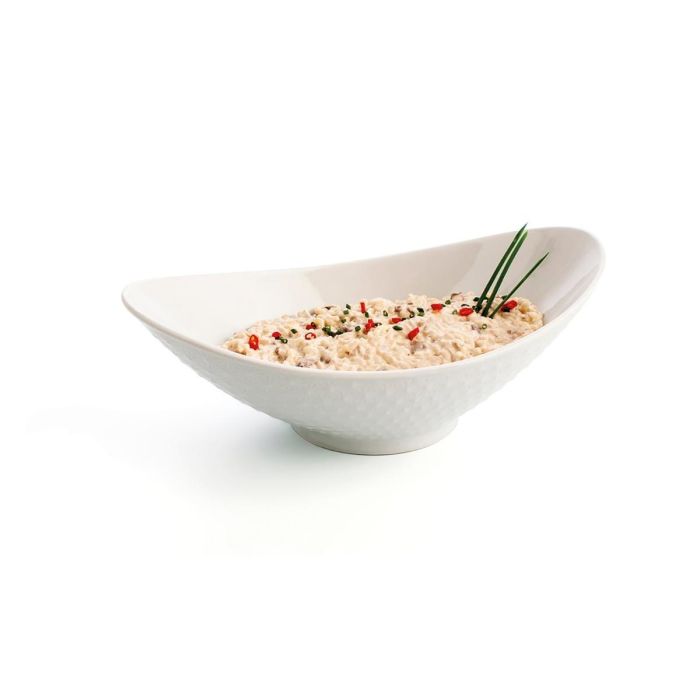 Quid Fuente Porcelana Gastro Blanca, 4 Unidades, 28,2x15,5x9 cm, Resistente, Apta para Microondas y Lavavajillas 1 Quid Fuente Porcelana Gastro Blanca, 4 Unidades, 28,2x15,5x9 cm, Resistente, Apta para Microondas y Lavavajillas 1