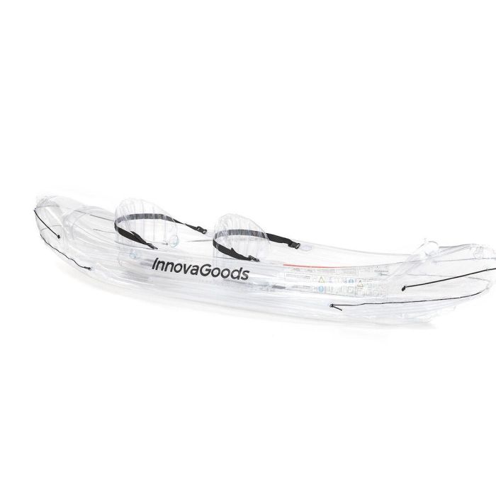 Kayak Hinchable Transparente con Accesorios Paros InnovaGoods 312 cm 2 plazas 6