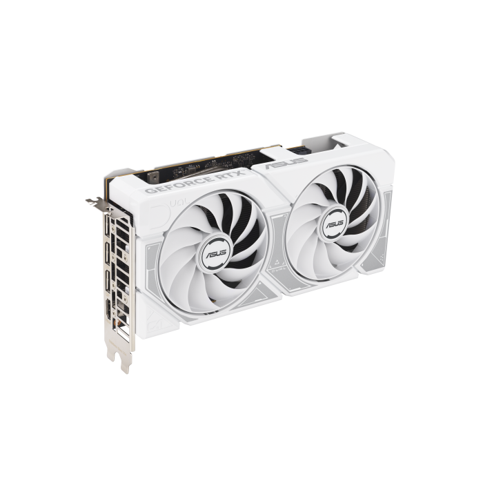 ASUS Dual -RTX5060-O8G-WHITE NVIDIA GeForce RTX 5060 8 GB GDDR7 Blanca Tarjeta Gráfica para Gaming 1