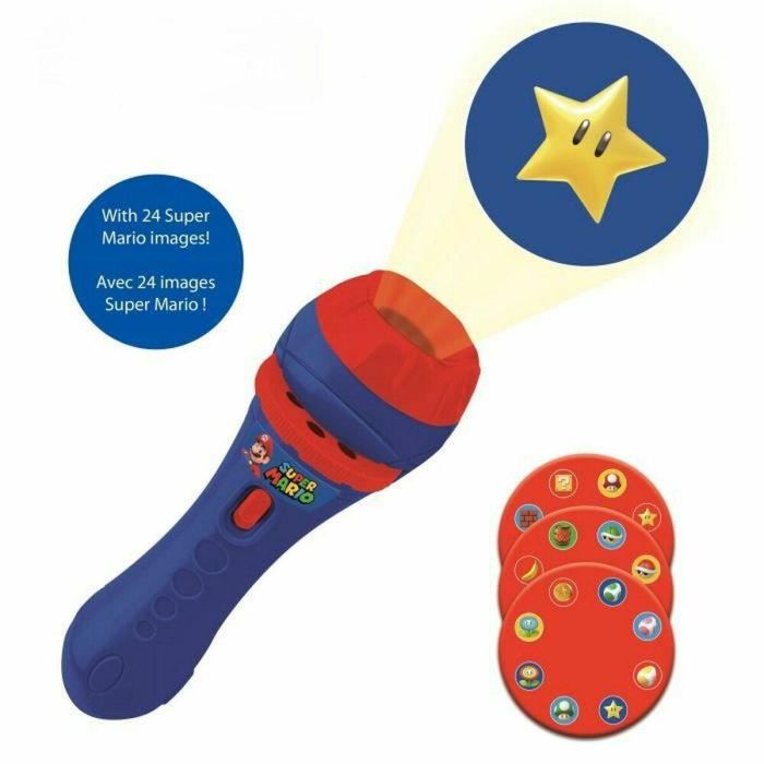 Lexibook Proyector Linterna 2 en 1 SUPER MARIO Story para Niños, Proyecciones Secuenciales de Cuentos, Luz Suave Lexibook Proyector Linterna 2 en 1 SUPER MARIO Story para Niños, Proyecciones Secuenciales de Cuentos, Luz Suave