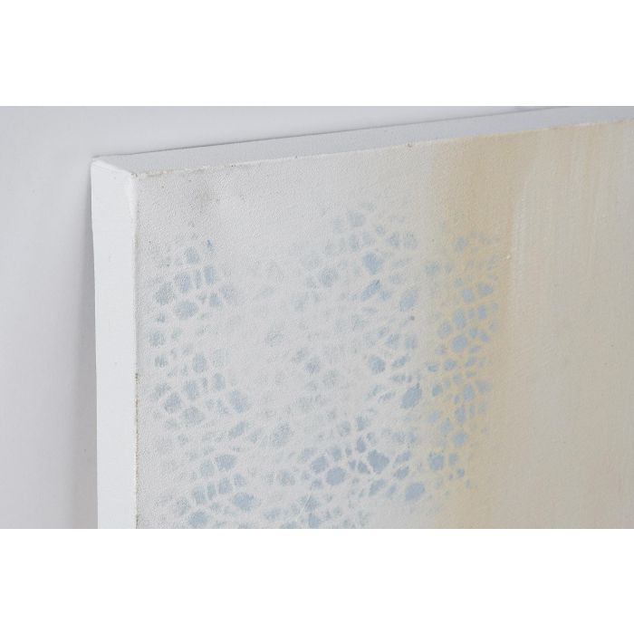 DKD Home Decor Cuadro Moderno Abstracto para Decoración de Hogar Lienzo y Pino Azul 100x80x4 cm (Pack de 2 Unidades) 1