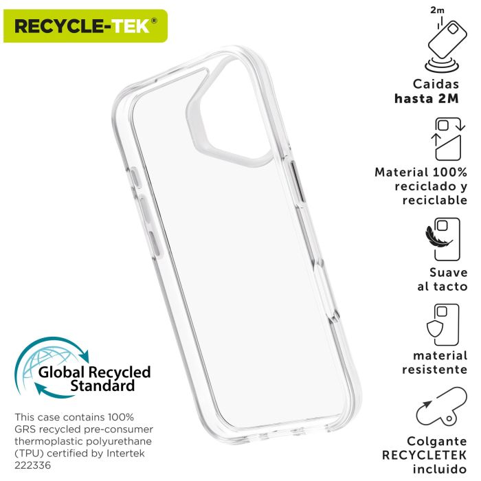 Muvit Funda Shockproof 2M para Apple iPhone - Protección contra caídas y arañazos, material reciclado 1 Muvit Funda Shockproof 2M para Apple iPhone - Protección contra caídas y arañazos, material reciclado 1