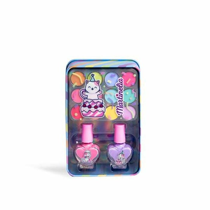 Lata de belleza martinelia ojos y uñas. 9x13,5x4,5 cm incluye 12 sombras de ojos y 2 esmaltes de uñas. 2 Lata de belleza martinelia ojos y uñas. 9x13,5x4,5 cm incluye 12 sombras de ojos y 2 esmaltes de uñas. 2