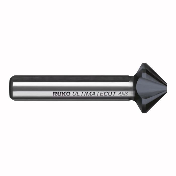 Avellanador cónico RUKO ULTIMATECUT 4S RUnaTEC DIN 355 Acero de alta velocidad (HSS) 4 Avellanador cónico RUKO ULTIMATECUT 4S RUnaTEC DIN 355 Acero de alta velocidad (HSS) 4