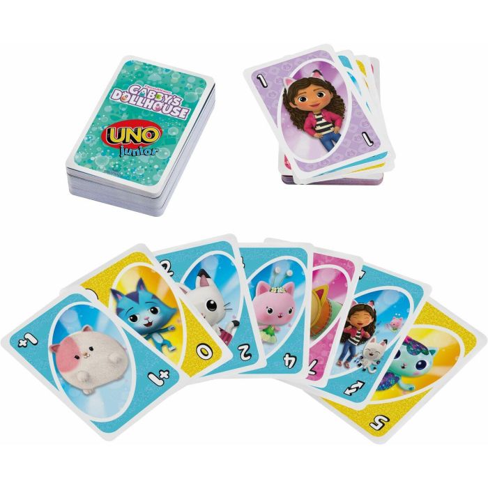 UNO JLH17 - Juego de Cartas La Casa Mágica de Gabby 4