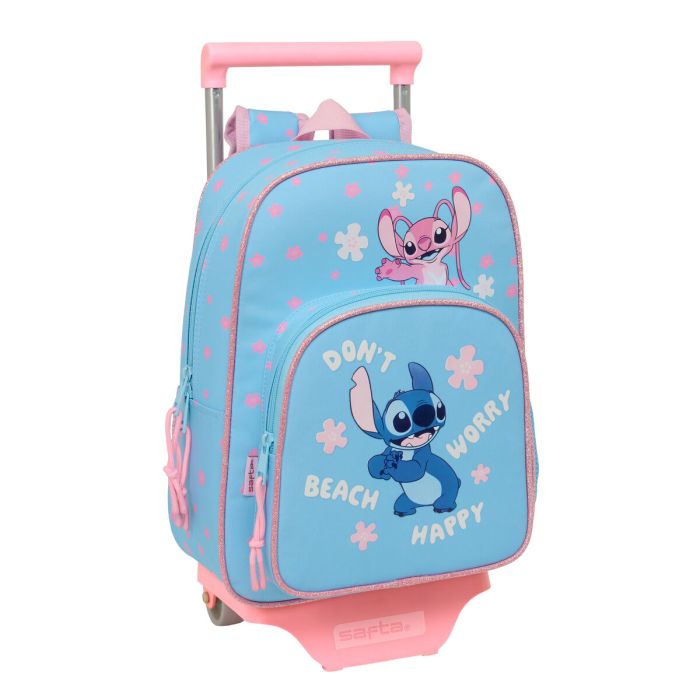 Safta Mochila Mod. 185 Con Carro 705 Stitch Happy 340x260x110 mm Safta Mochila Mod. 185 Con Carro 705 Stitch Happy 340x260x110 mm