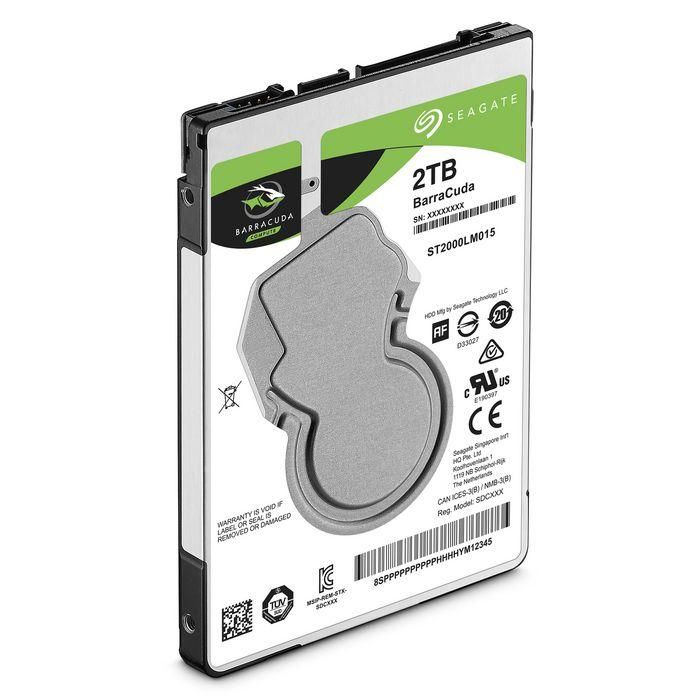 Seagate BarraCuda Disco Duro Interno 2 TB 2.5" SATA 6 Gb/s 5400 RPM 128 MB Cache 140 MB/s 7mm para Portátil 3 Seagate BarraCuda Disco Duro Interno 2 TB 2.5" SATA 6 Gb/s 5400 RPM 128 MB Cache 140 MB/s 7mm para Portátil 3