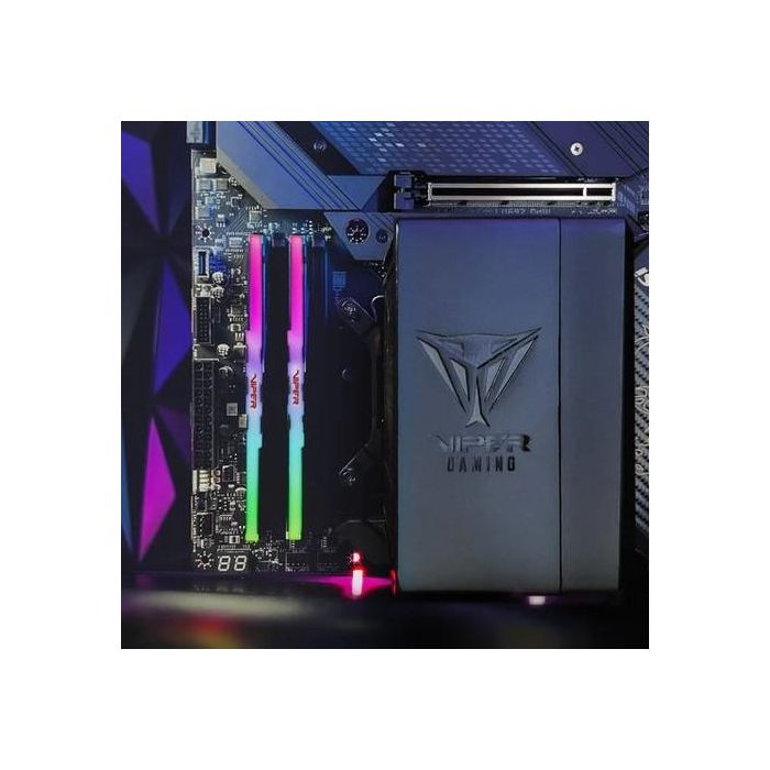 32 GB Patriot DIMM 6800 (2x 16 GB) Dual-Kit (schwarz. PVVR532G680C34K. Viper Venom RGB. INTEL XMP) 8 32 GB Patriot DIMM 6800 (2x 16 GB) Dual-Kit (schwarz. PVVR532G680C34K. Viper Venom RGB. INTEL XMP) 8