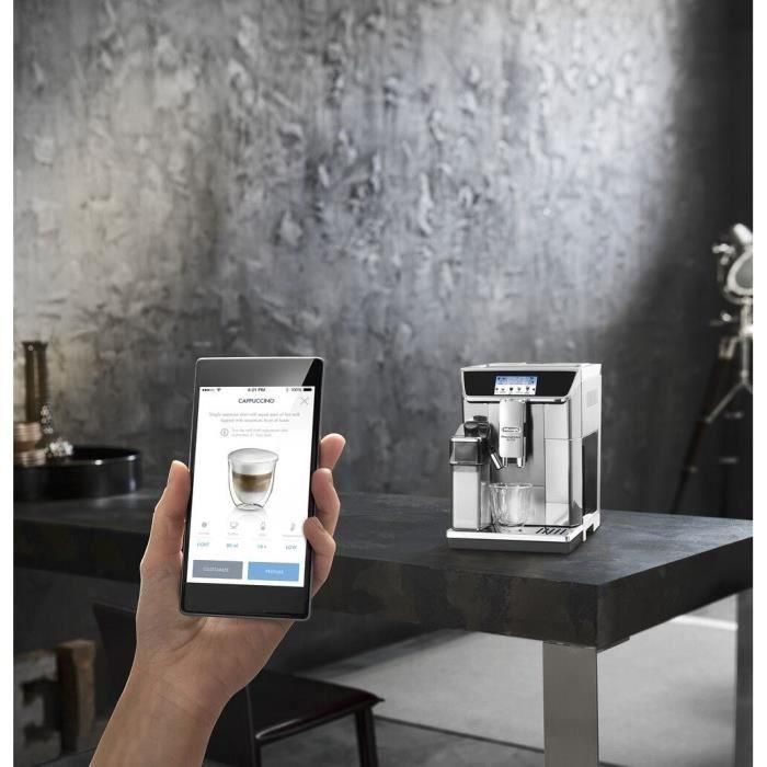 DELONGHI ECAM650.85.MS Trituradora conectada Espresso PrimaDonna Elite Experience - Gris 4 DELONGHI ECAM650.85.MS Trituradora conectada Espresso PrimaDonna Elite Experience - Gris 4