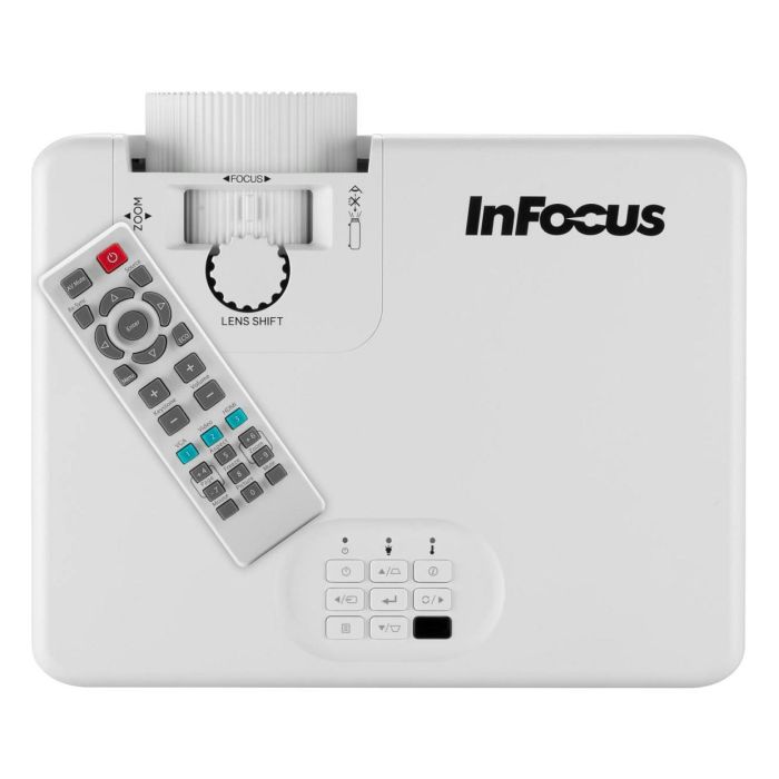 InFocus Nemesis IN1026SL - Proyector Láser Portátil, 5000 Lúmenes ANSI, Resolución WXGA 1280x800, 400000:1 Contraste, HDMI, Zoom 1.6x, 30000h, Blanco 5