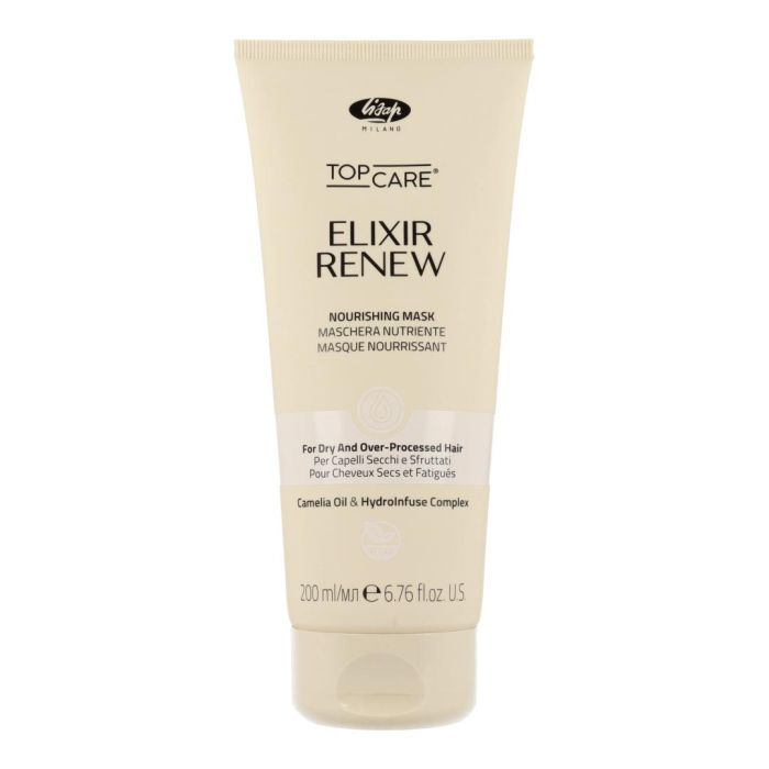Lisap Top Care Elixir Mascarilla Nutritiva 200 ml - Mascarilla Nutritiva Intensa para Cabello Seco y Debilitado Lisap Top Care Elixir Mascarilla Nutritiva 200 ml - Mascarilla Nutritiva Intensa para Cabello Seco y Debilitado