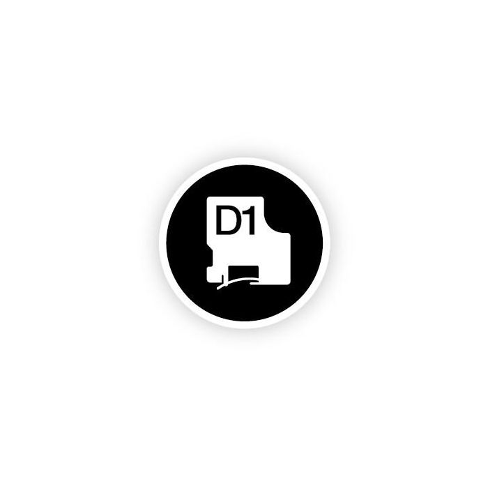 Dymo Cinta D1 45016, Etiquetas Estándar Negro Sobre Azul 12mm x 7M Poliéster Autoadhesiva para Rotuladora Labelmanager 10 Dymo Cinta D1 45016, Etiquetas Estándar Negro Sobre Azul 12mm x 7M Poliéster Autoadhesiva para Rotuladora Labelmanager 10