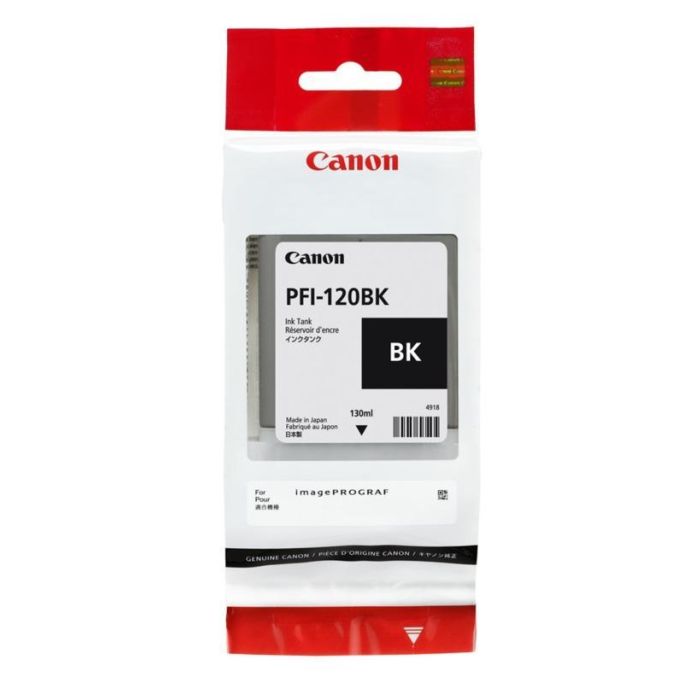 Canon Tinta Negro Tm 200-205-300-305 - Pfi 120Bk Canon Tinta Negro Tm 200-205-300-305 - Pfi 120Bk