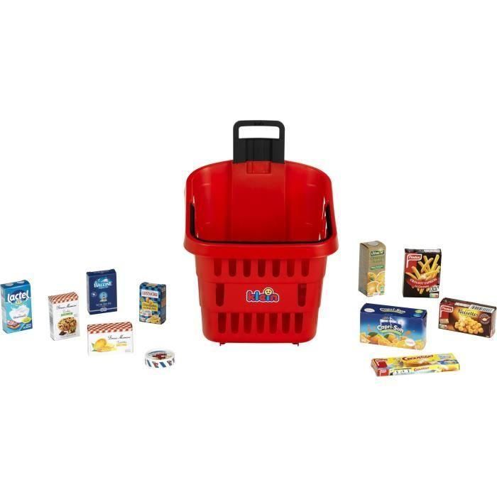 Klein 7256 Cesta de la compra con ruedas My Market para niños a partir de 2 años 3