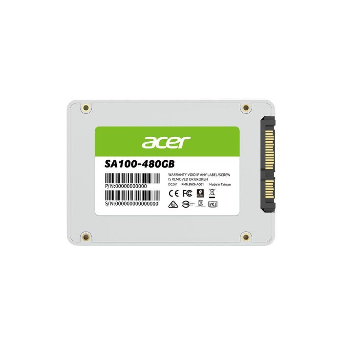 Disco Duro Acer BL9BWWA103 480 GB 2.5" 2 Disco Duro Acer BL9BWWA103 480 GB 2.5" 2