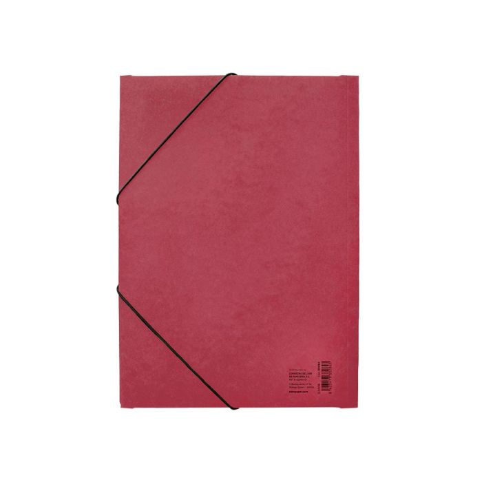 Carpeta Liderpapel Gomas A3 3 Solapas Carton Prespan Roja 5