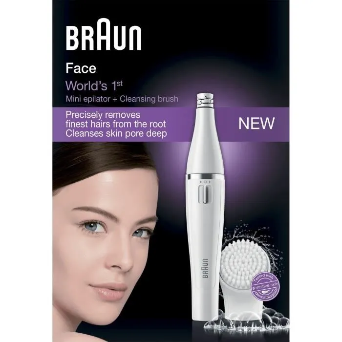 Braun Silk-épil 830 Depiladora Facial con Cepillo de Limpieza Profunda de Poros, 100% Resistente al Agua 5