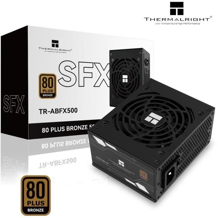 Fuente de alimentación para PC no modular - THERMALRIGHT ABFX 500 - 80+ Bronce - Negro 0 Fuente de alimentación para PC no modular - THERMALRIGHT ABFX 500 - 80+ Bronce - Negro 0